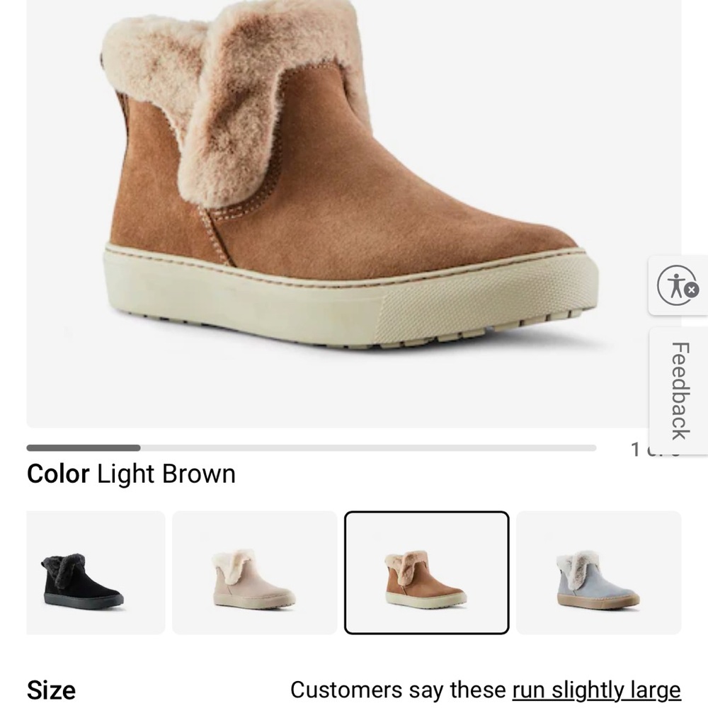 New cougar booties with fur